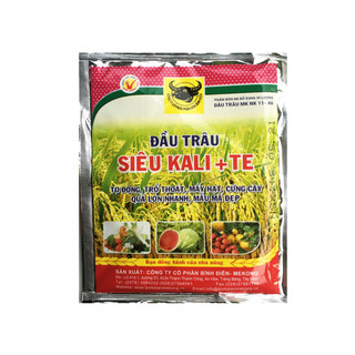Phân bón lá đầu trâu siêu kali + te giúp quả lớn nhanh - đẹp - cứng cây gói 25gr