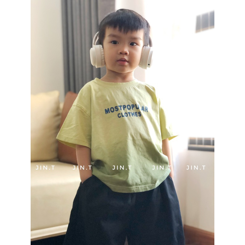 Áo phông Ombre xanh cho bé
