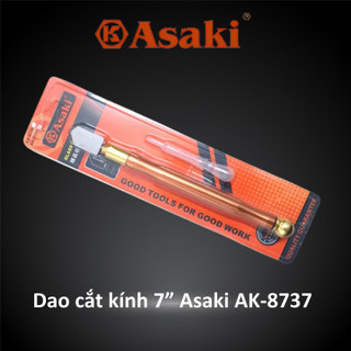 Dao cắt kính 7” sắc bén chính hãng Asaki, tiêu chuẩn Japan AK-8737