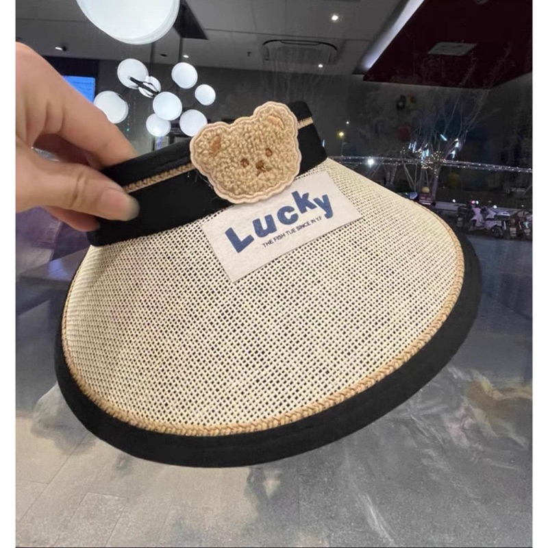 Mũ cói Lucky cho bé