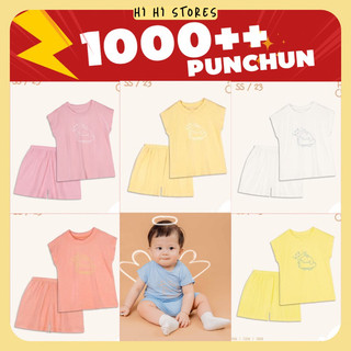 Punchun bộ cộc sát nách cho bé SS23