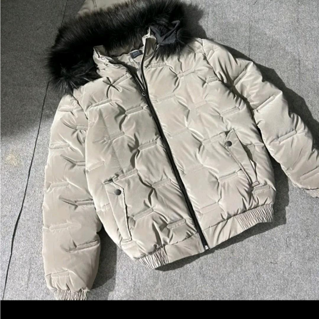 ÁO PHAO NAM BÓNG 2023 MŨ LÔNG