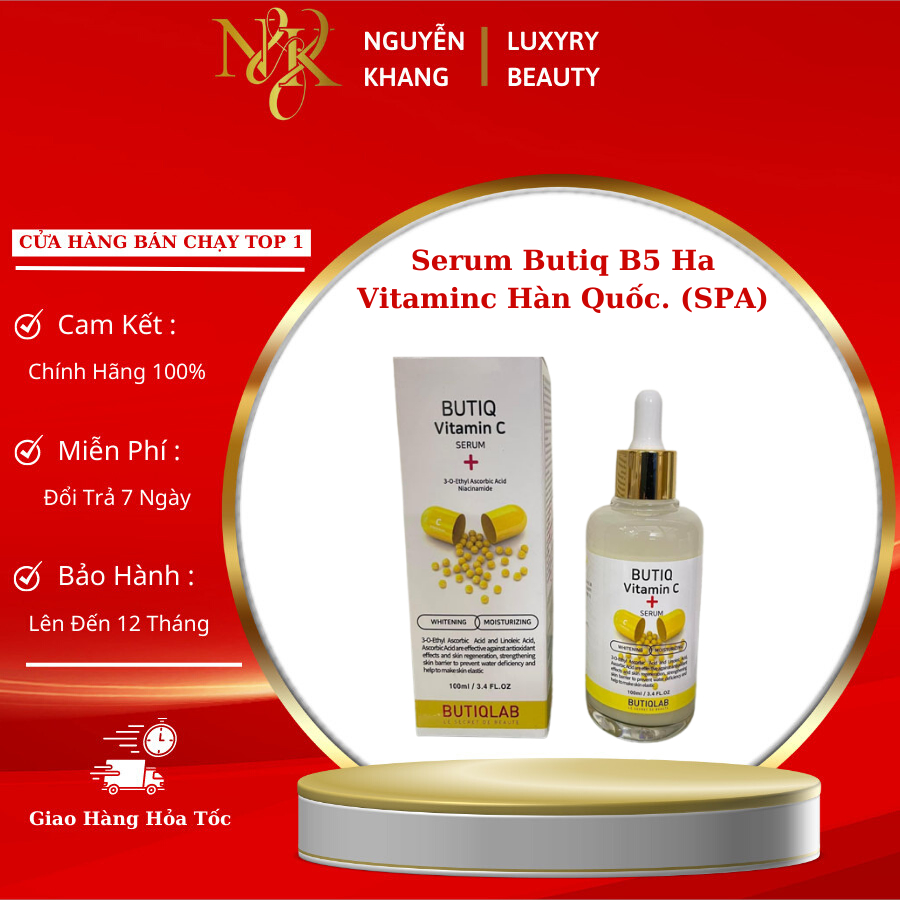 Tinh Chất Serum 100ml Serum Vitamin B5 BUTIQ Lab Hàn Quốc Chính Hãng