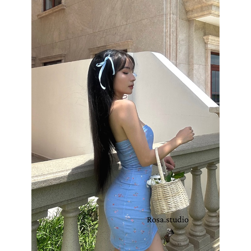 Đầm ống hoa nhí ôm body sexy