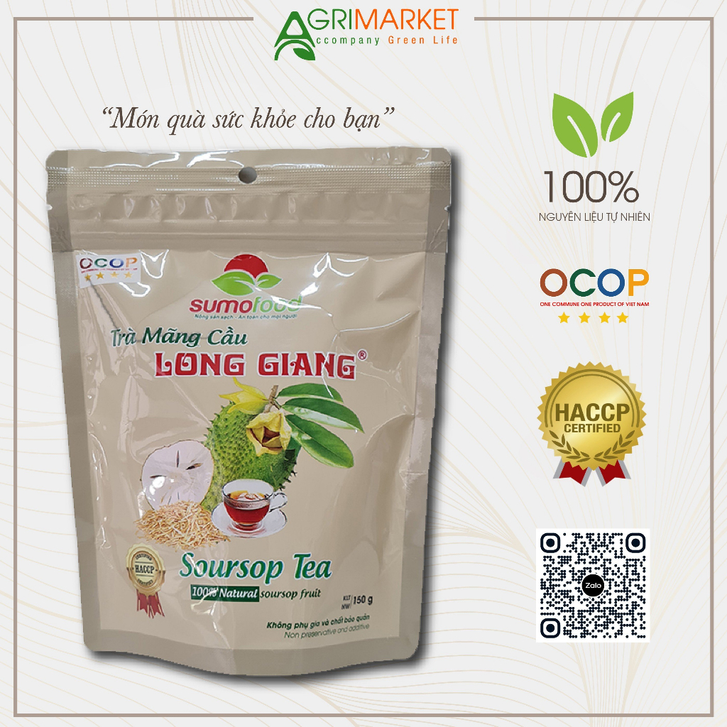 {OCOP 4*} TRÀ MÃNG CẦU LONG GIANG TÚI 150g