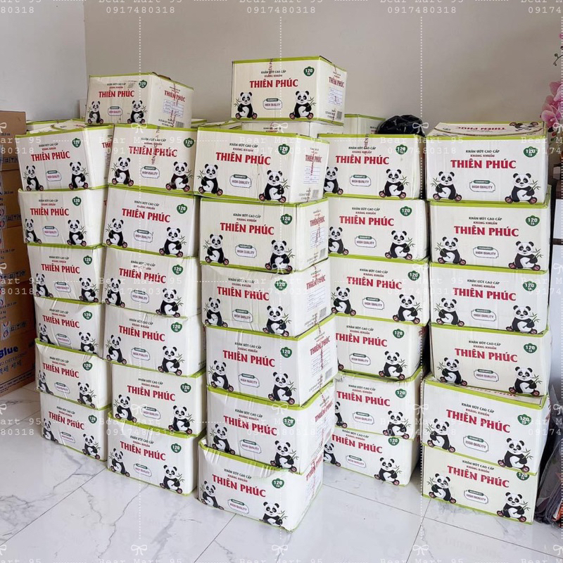 Khăn ướt Thiên Phúc nặng 400gr không mùi dùng được cho trẻ em