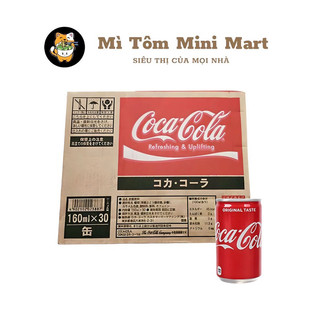 1 thùng coca mini 160ml, coca nắp vặn 300ml nhật bản - coca nhí
