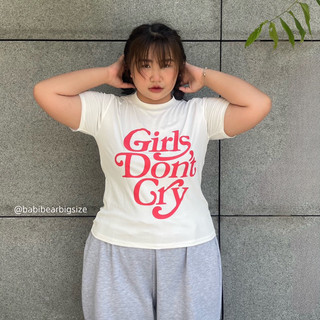 [BABIBEARBIGSZ] ÁO BABYTEE CHẤT TĂM LẠNH “GIRL DONT CRY “ BIGSIZE 60-90KG