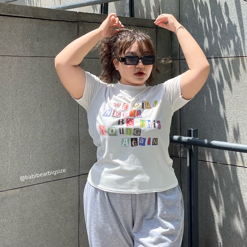 ÁO BABYTEE BẢNG CHỮ CÁI BIGSIZE 60-90KG