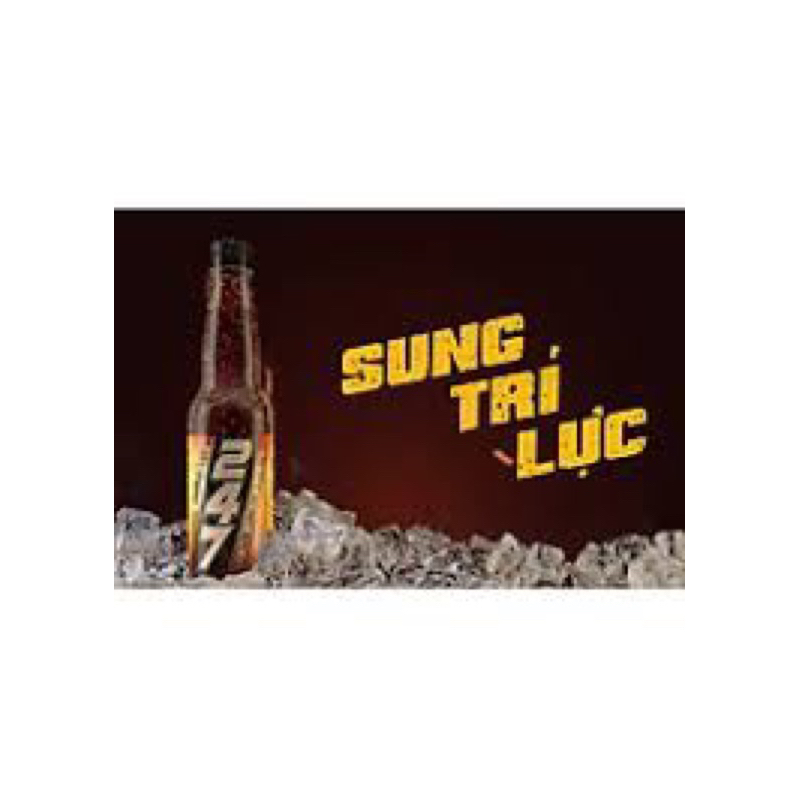 Thùng 24 chai nước tăng lực vị cà phê Wake up 247