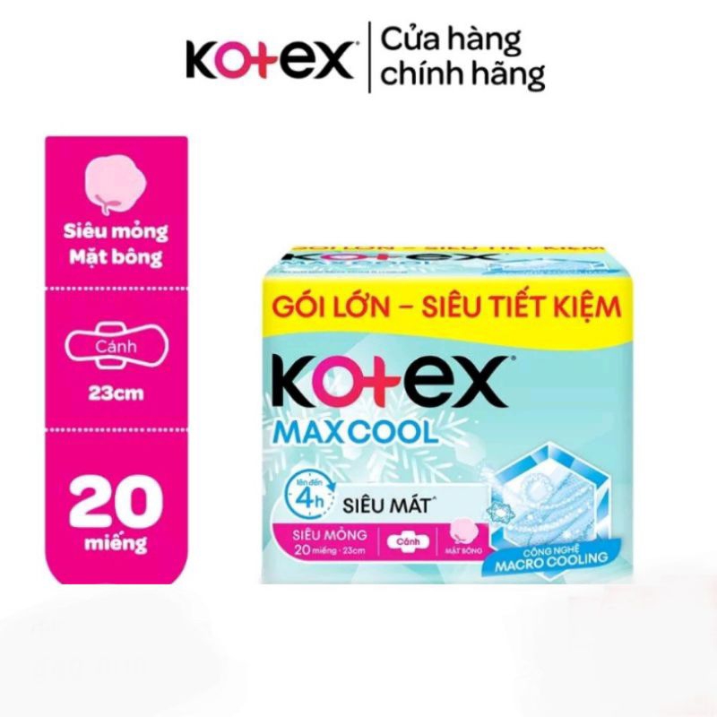 Băng vệ sinh kotex cool 20 miếng