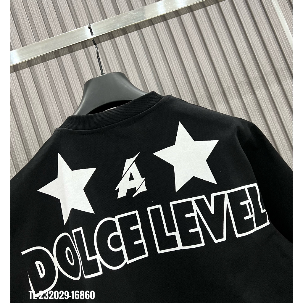 🔥Hot🔥Áo thun Dolce level hình sao phối 2 màu thiết kế hot trend cặp đôi Nam nữ New 2023