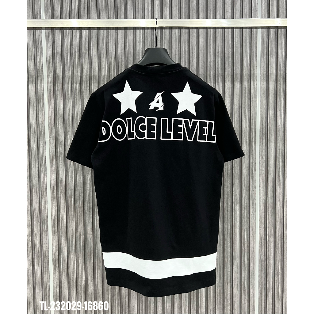 🔥Hot🔥Áo thun Dolce level hình sao phối 2 màu thiết kế hot trend cặp đôi Nam nữ New 2023