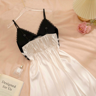 Váy Lụa Dài D6573