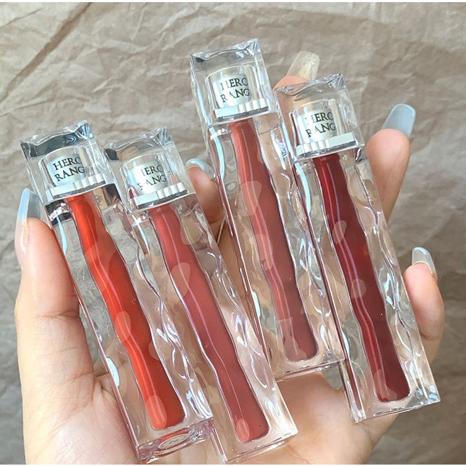 Son Kem Bóng Herorange Vỏ Gương Căng Mọng Mướt Môi V21 Mirror Light Lip Glaze