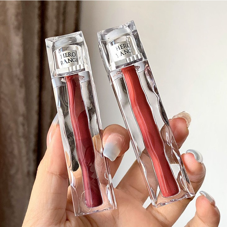 Son Kem Bóng Herorange Vỏ Gương Căng Mọng Mướt Môi V21 Mirror Light Lip Glaze