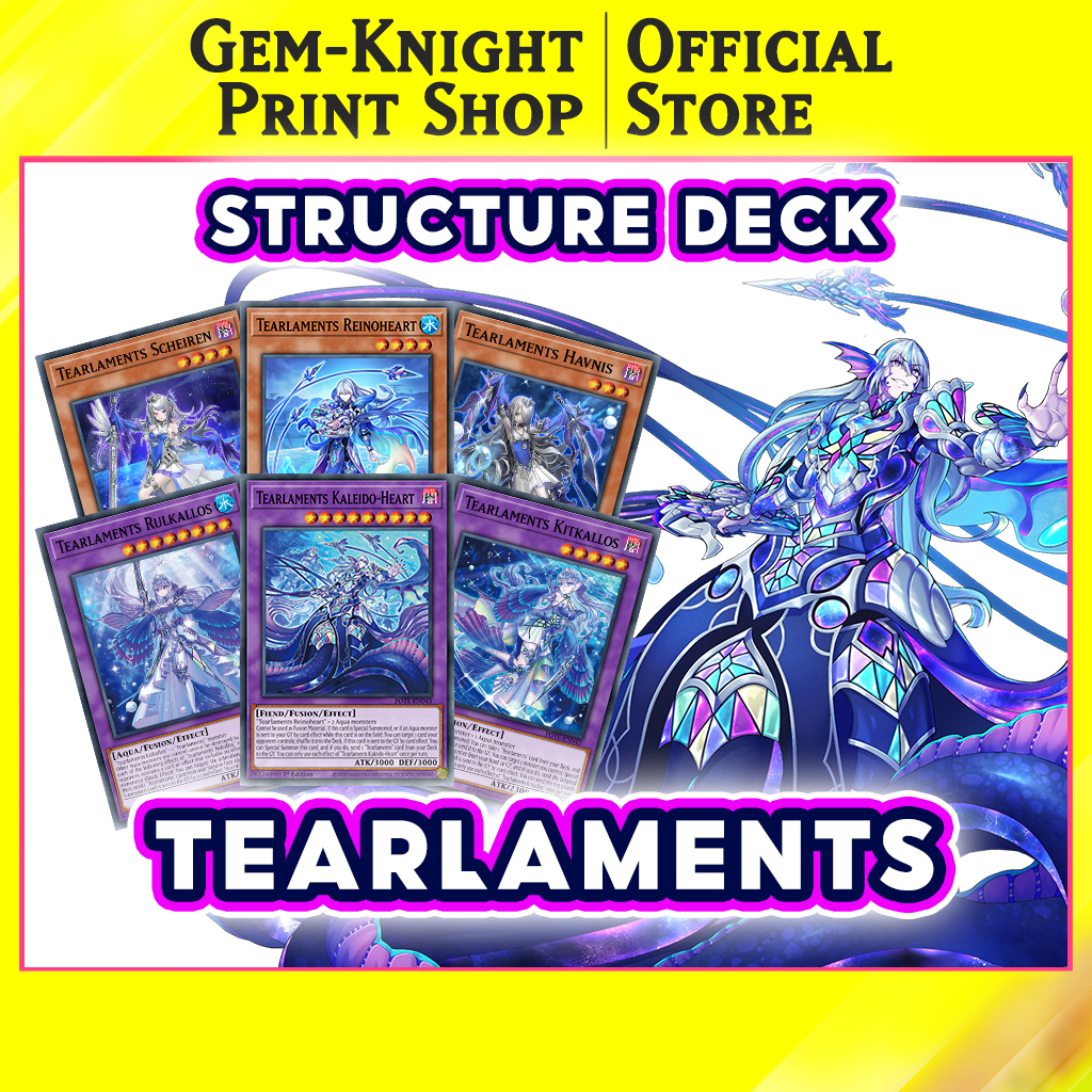 [Bài In] Bộ bài Yugioh - Tearlaments - Structure Deck