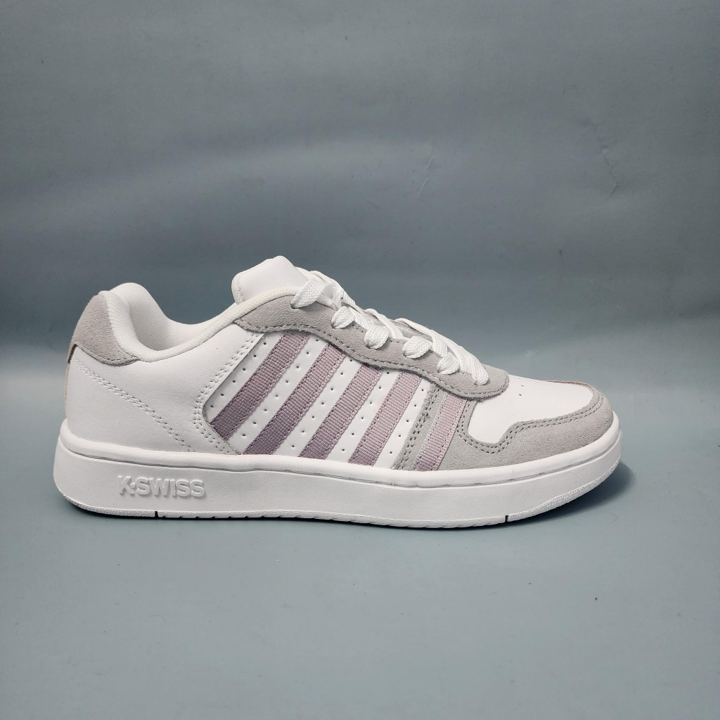 Giày kswiss nữ trắng hồng nhạt mẫu mới nhẹ