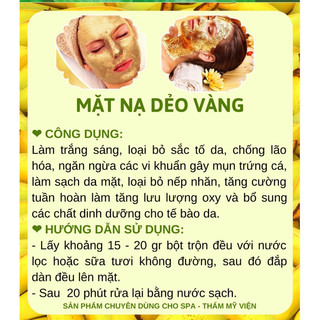 1kg mặt nạ dẻo sâm vàng