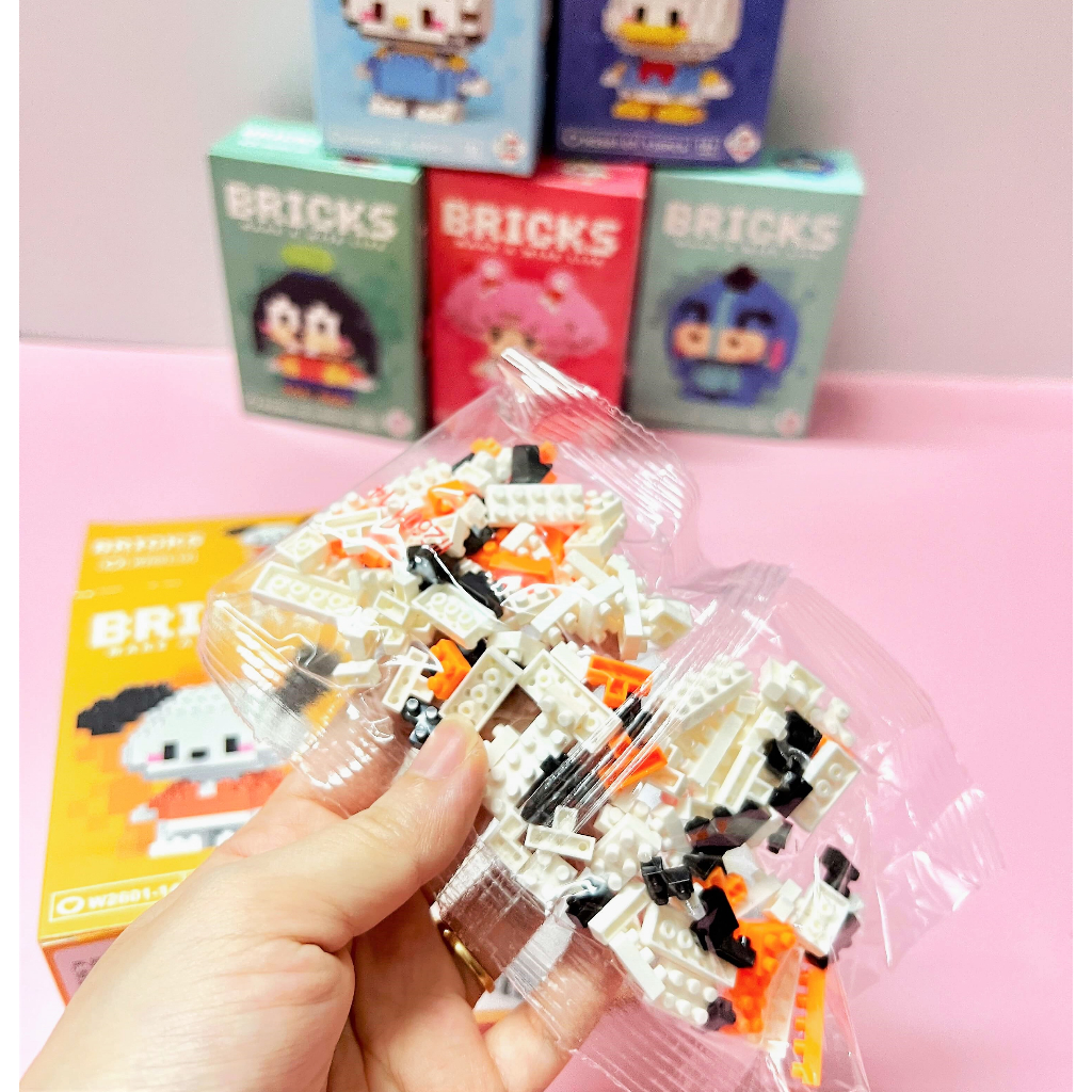 Mô Hình Lắp Ráp hoạt hình, Đồ Chơi Lắp Ráp Gấu Dâu, Kuromi - Mèo Béo Kids Store