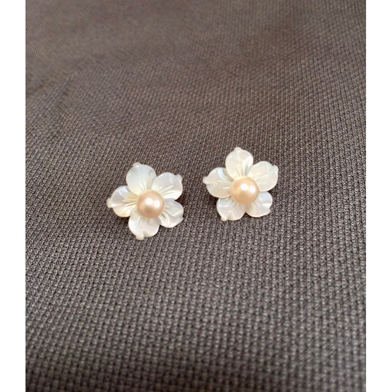 Bông tai hạt 5,3li, akoya mới 100%