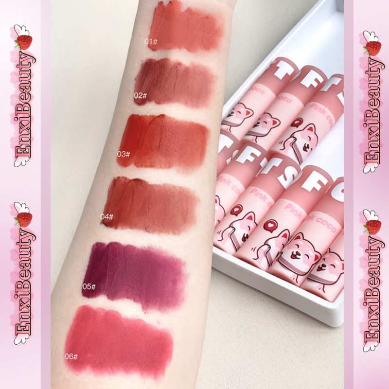 Son Kem Lì PINK COCO Chú Cáo Bền Màu Lâu Trôi