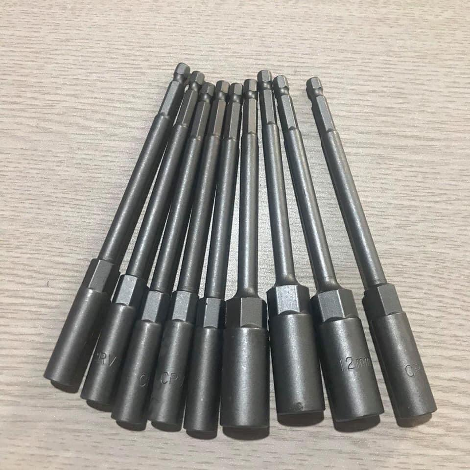 Đầu bắn bu lông cỡ 8,10,12 dài 15cm hàng Đài loan Cao Cấp - Hàng Có Sẵn