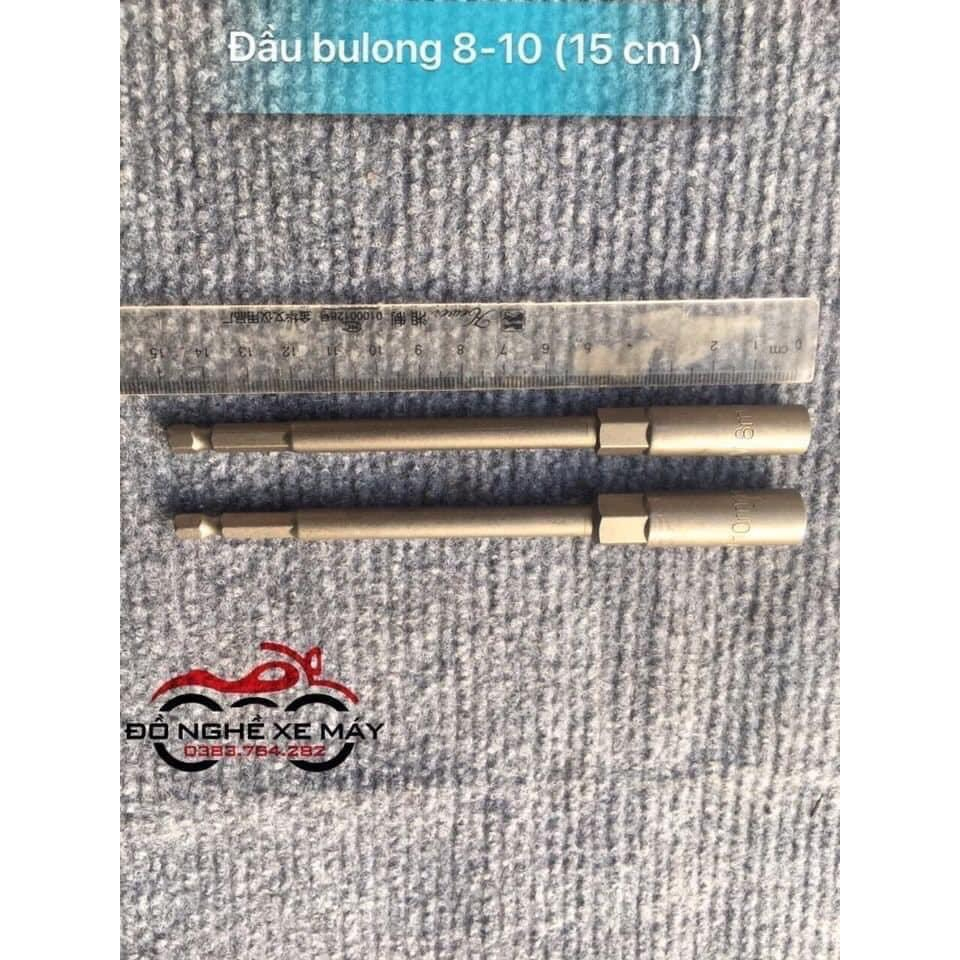 Đầu bắn bu lông cỡ 8,10,12 dài 15cm hàng Đài loan Cao Cấp - Hàng Có Sẵn