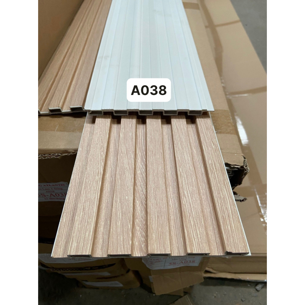 Tấm ốp tường lam sóng loại rẻ - kích thước 15cm x 2,9m dầy 9mm - phù hợp dùng tạm