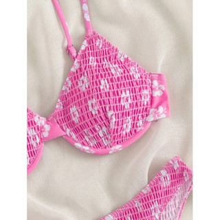 [ORDER SHEIN] Set Hai Mảnh Bikini Gọng Phối Hoa