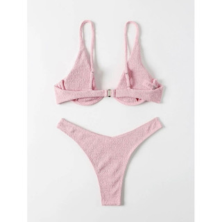 [ORDER SHEIN] Set Hai Mảnh Bikini Vải Nổi