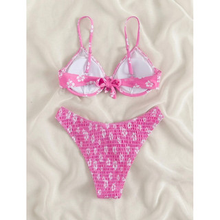 [ORDER SHEIN] Set Hai Mảnh Bikini Gọng Phối Hoa