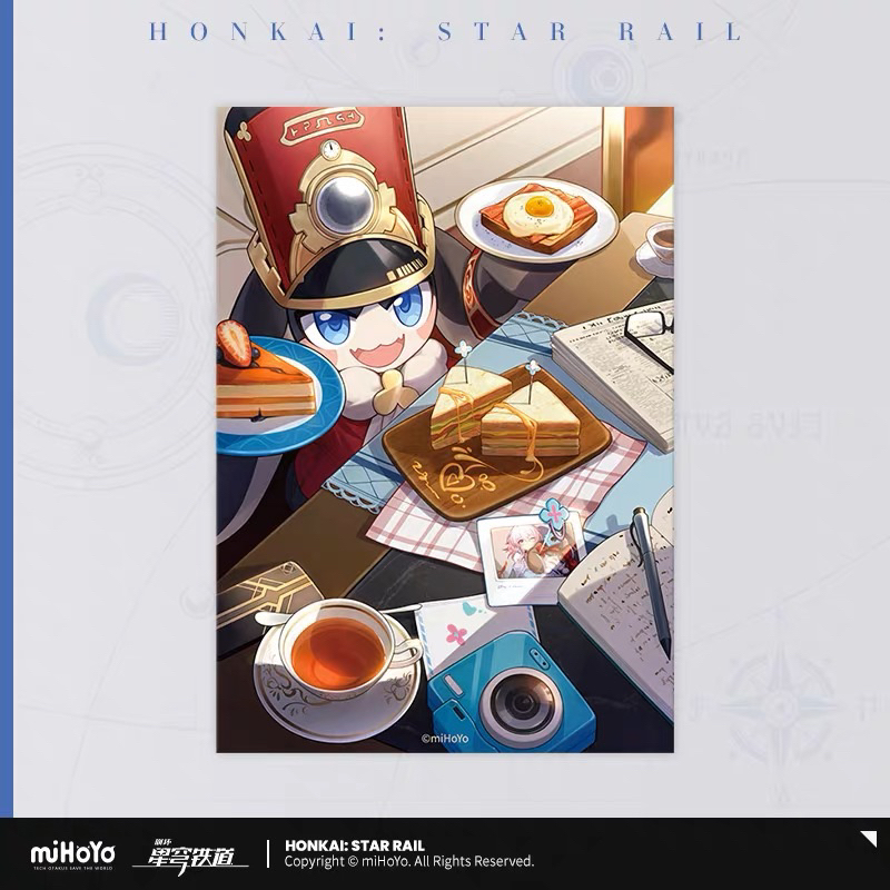 Postcard HONKAI STAR RAIL CHÍNH HÃNG  - miHoYo.