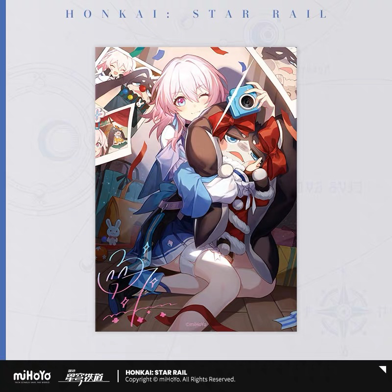 Postcard HONKAI STAR RAIL CHÍNH HÃNG  - miHoYo.