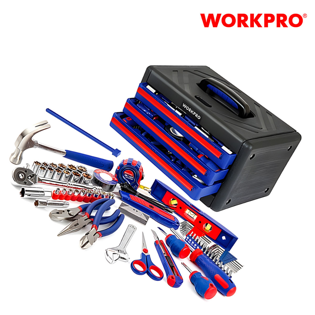 Bộ công cụ dụng cụ các loại (1 set = 125 cái) Workpro - WP009022