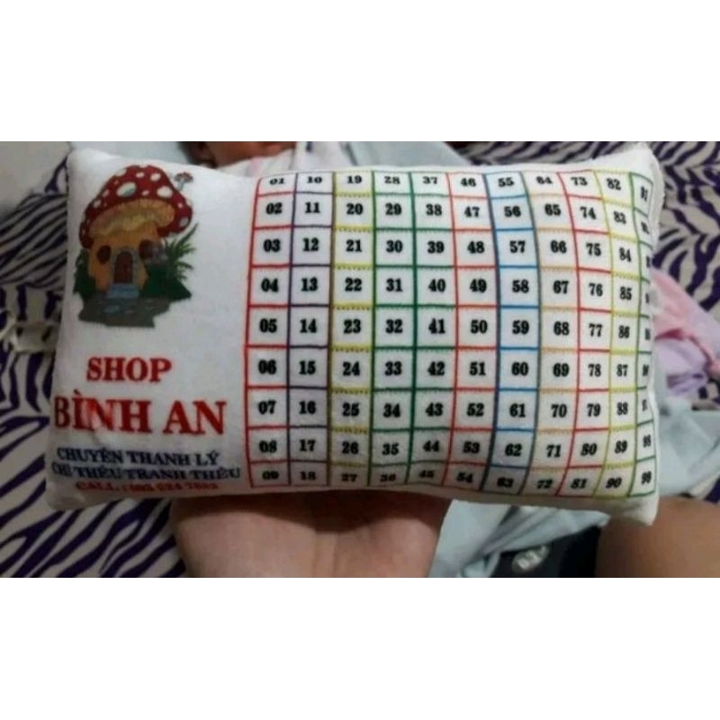 gối gim kim vải nhung mềm mịn