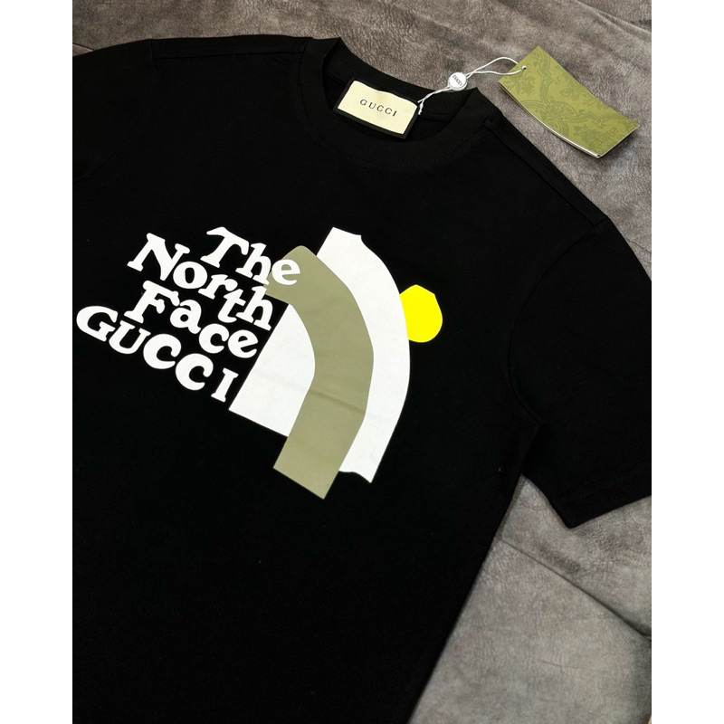 Tee The North Face Gucci Unisex 100% Cotton