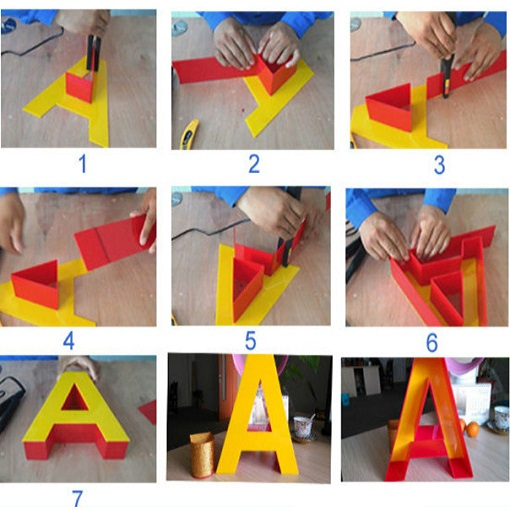 Máy uốn mica chân chữ, kẹp uốn chân chữ mica