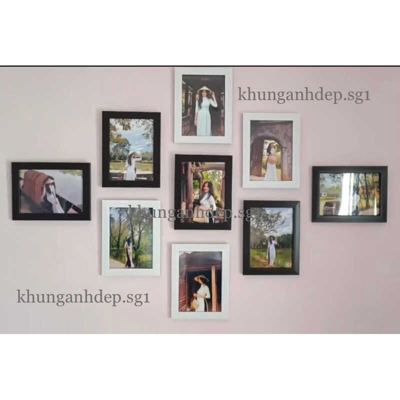 Khung ảnh để bàn 13x18, 15x21... và treo tường giá rẻ.