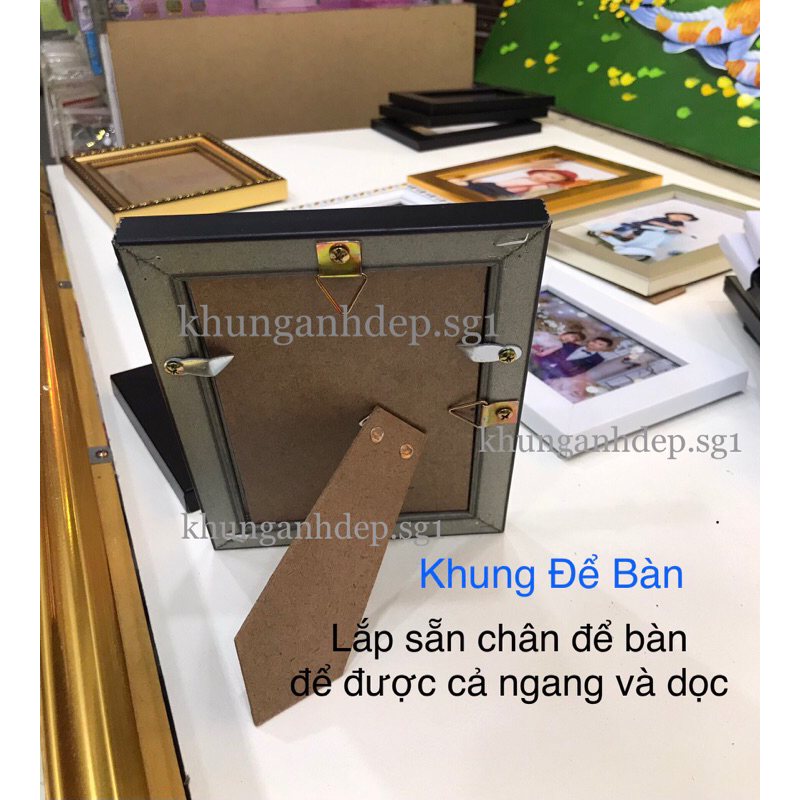 Khung ảnh để bàn 13x18, 15x21... và treo tường giá rẻ.
