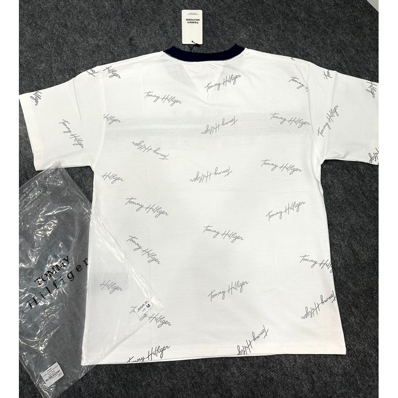 Tee Tommy Chữ Ký Unisex 100% Cotton