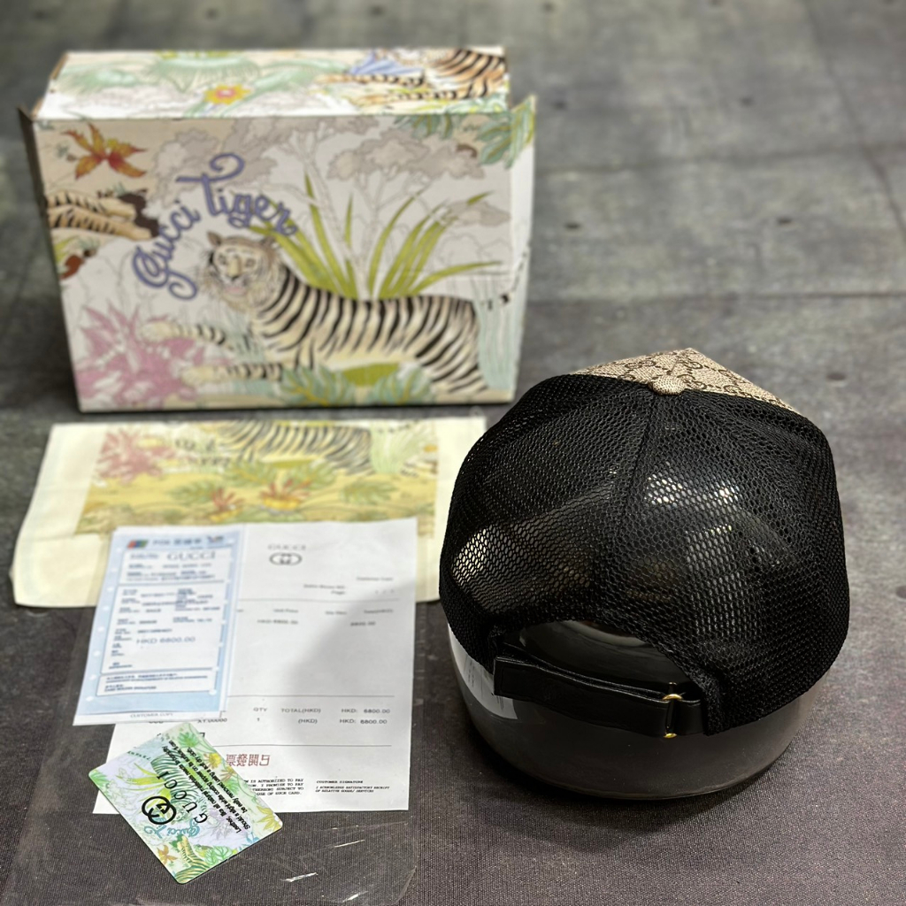 Nón lưới Mũ siêu cấp logo GG khuy đồng fullboxx hộp