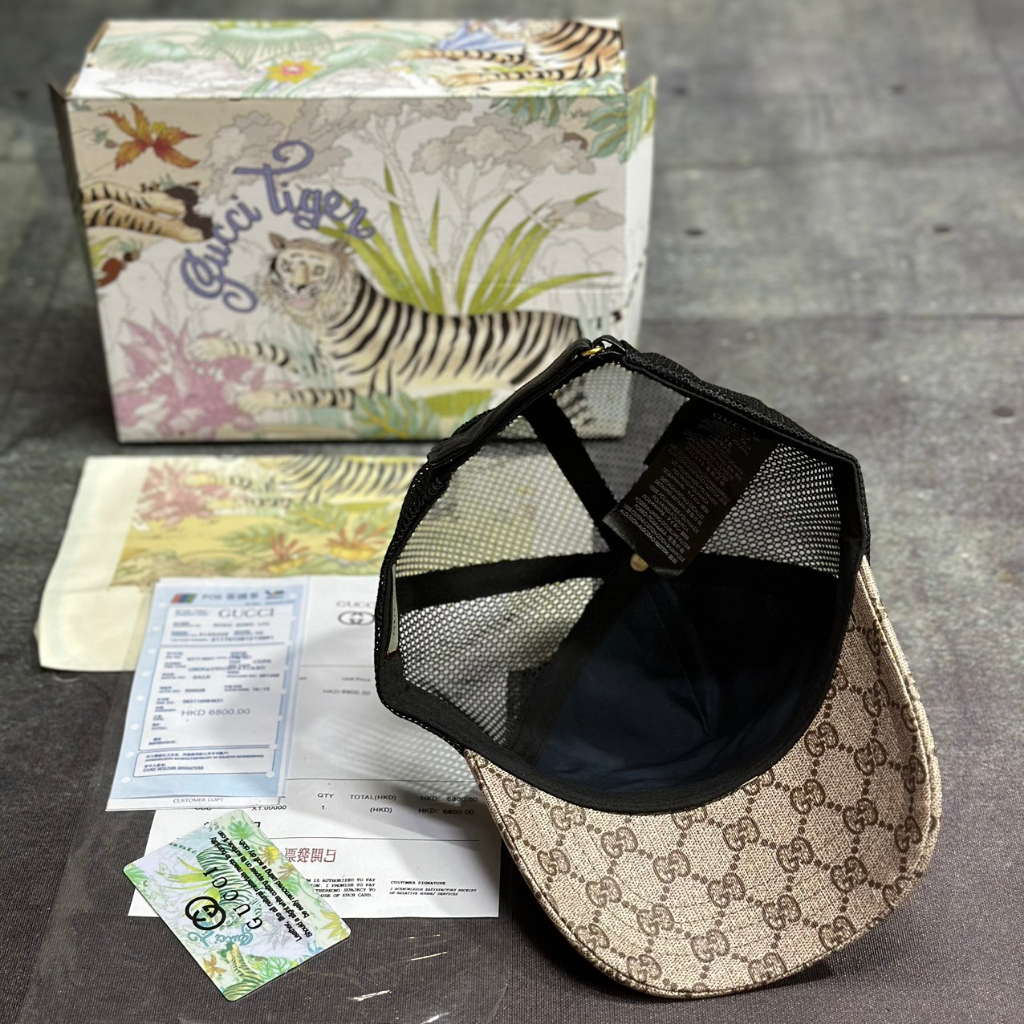 Nón lưới Mũ siêu cấp logo GG khuy đồng fullboxx hộp