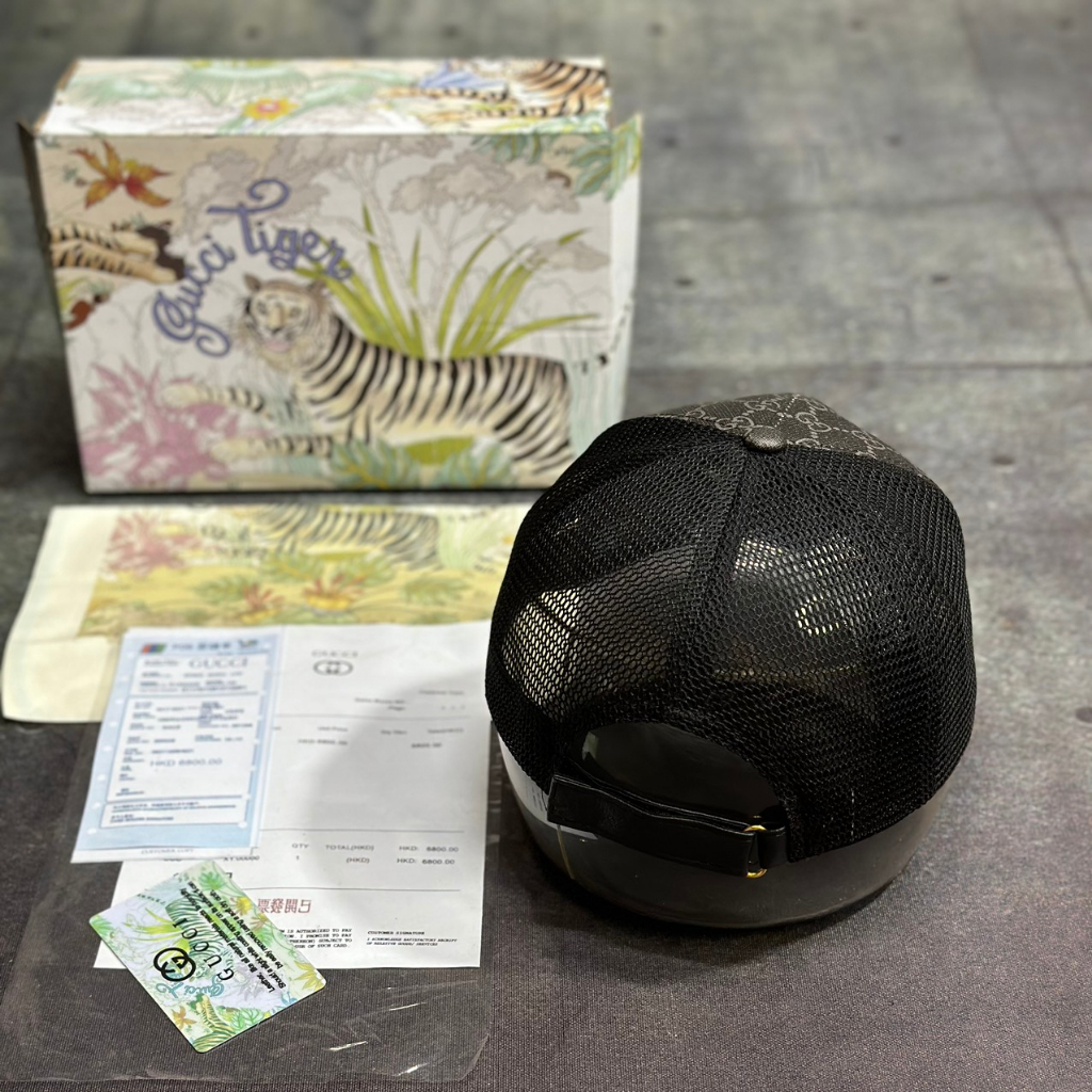 Nón lưới Mũ siêu cấp logo GG khuy đồng fullboxx hộp