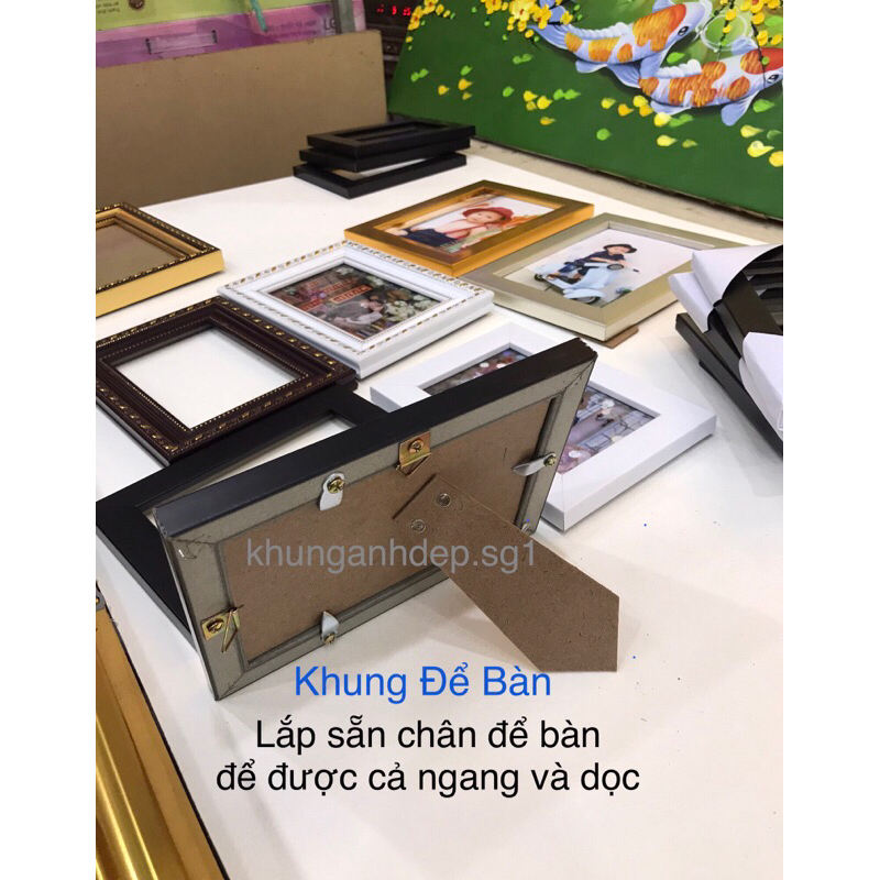 Khung ảnh cưới để bàn và treo tường 13x18, 15x21 giá rẻ.