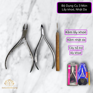 Bộ 3 món kềm lấy khoé, nhặt da nail