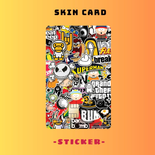 Miếng Dán Thẻ Card STICKER - Miếng Dán ATM, Thẻ Xe, Thẻ Từ, Thẻ Chung Cư - Chất Liệu Chống Xước - Chống Nước