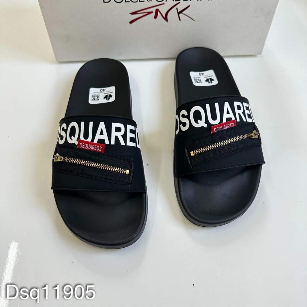 Dép Nam DSQ Khóa Chéo Mẫu Mới Nhất - Dép Quai Ngang DSQ Nam Bền Nhẹ