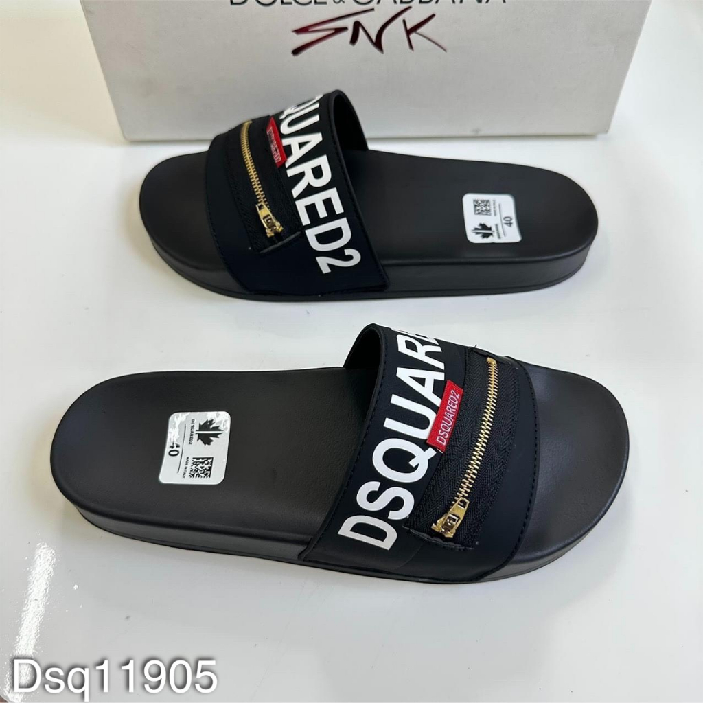 Dép Nam DSQ Khóa Chéo Mẫu Mới Nhất - Dép Quai Ngang DSQ Nam Bền Nhẹ