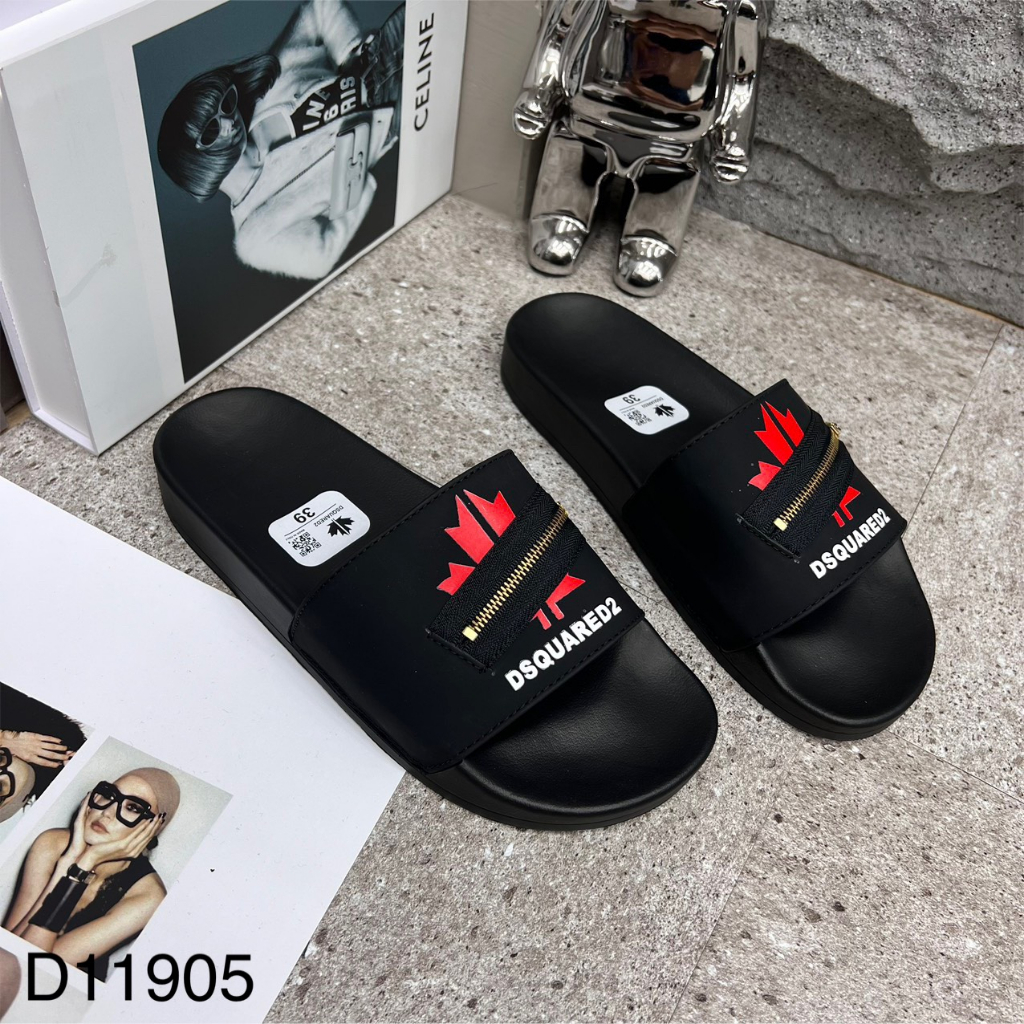 Dép Nam DSQ Khóa Chéo Mẫu Mới Nhất - Dép Quai Ngang DSQ Nam Bền Nhẹ